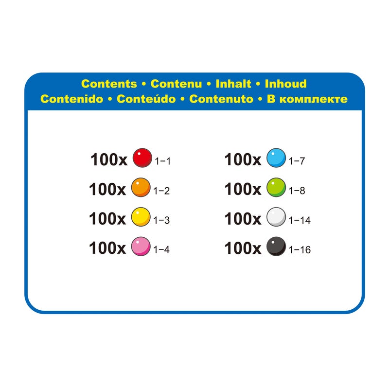 Aquabeads Solid Bead Pack - Create Endless Creations with Refill of Over 800 Beads! - Image 3